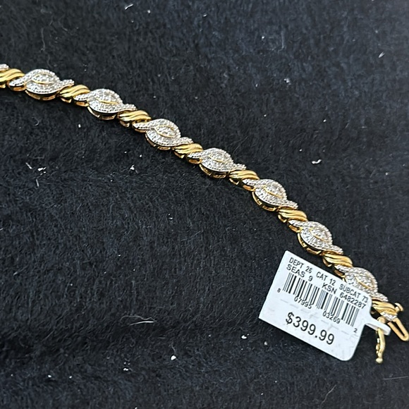 Gov. 1/4 CTTW, diamond bracelet. - Picture 2 of 2